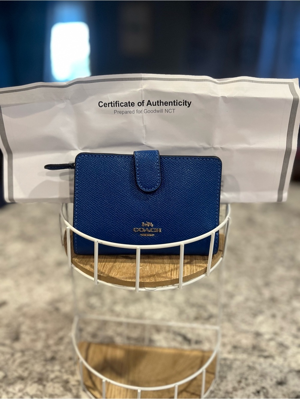 Coach Corner Zip Medium Compact Wallet